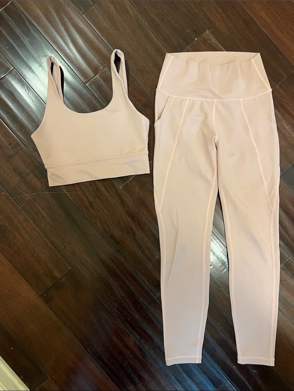 High-Rise Sculpting Leggings in Light Pink